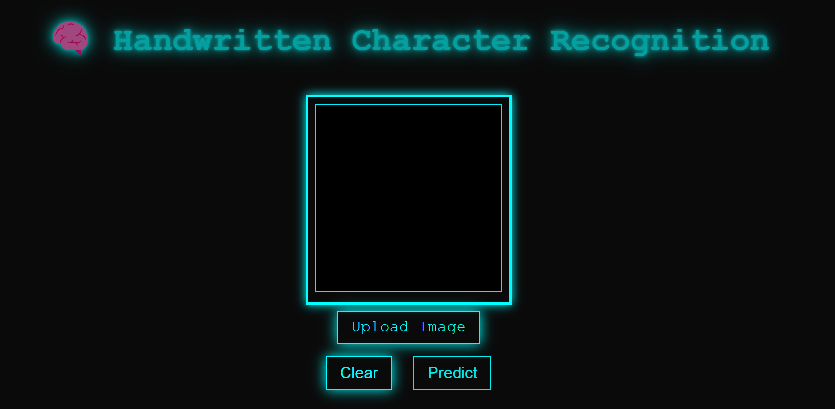 Handwritten Character Recognition